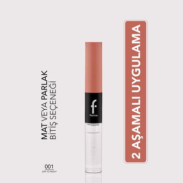 Flormar Duoglam Yüksek Pigmentli & Uzun Süre Kalıcı İki Uçlu Ruj
